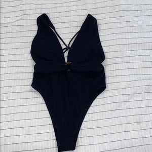 A&F crochet one-piece swimsuit